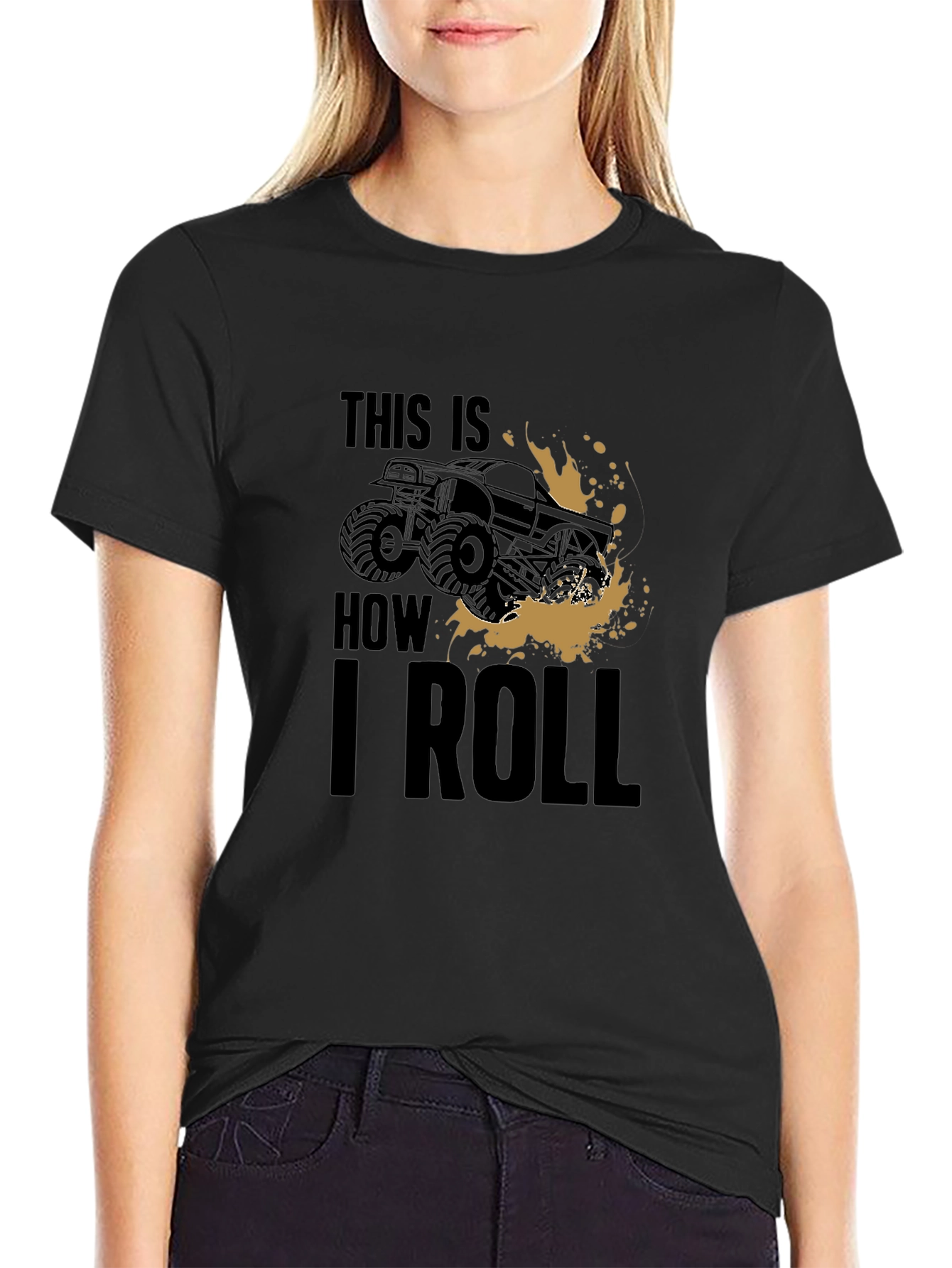 This Is How I Roll Monster Truck Graphic Tee
