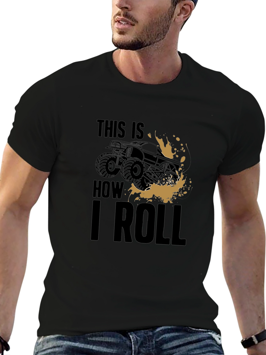 This Is How I Roll Monster Truck Graphic Tee