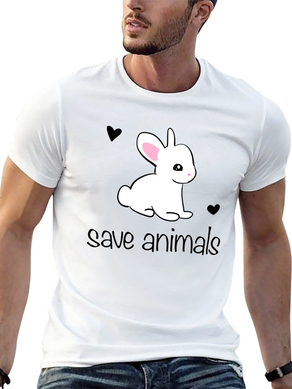 Save Animals Bunny T-Shirt