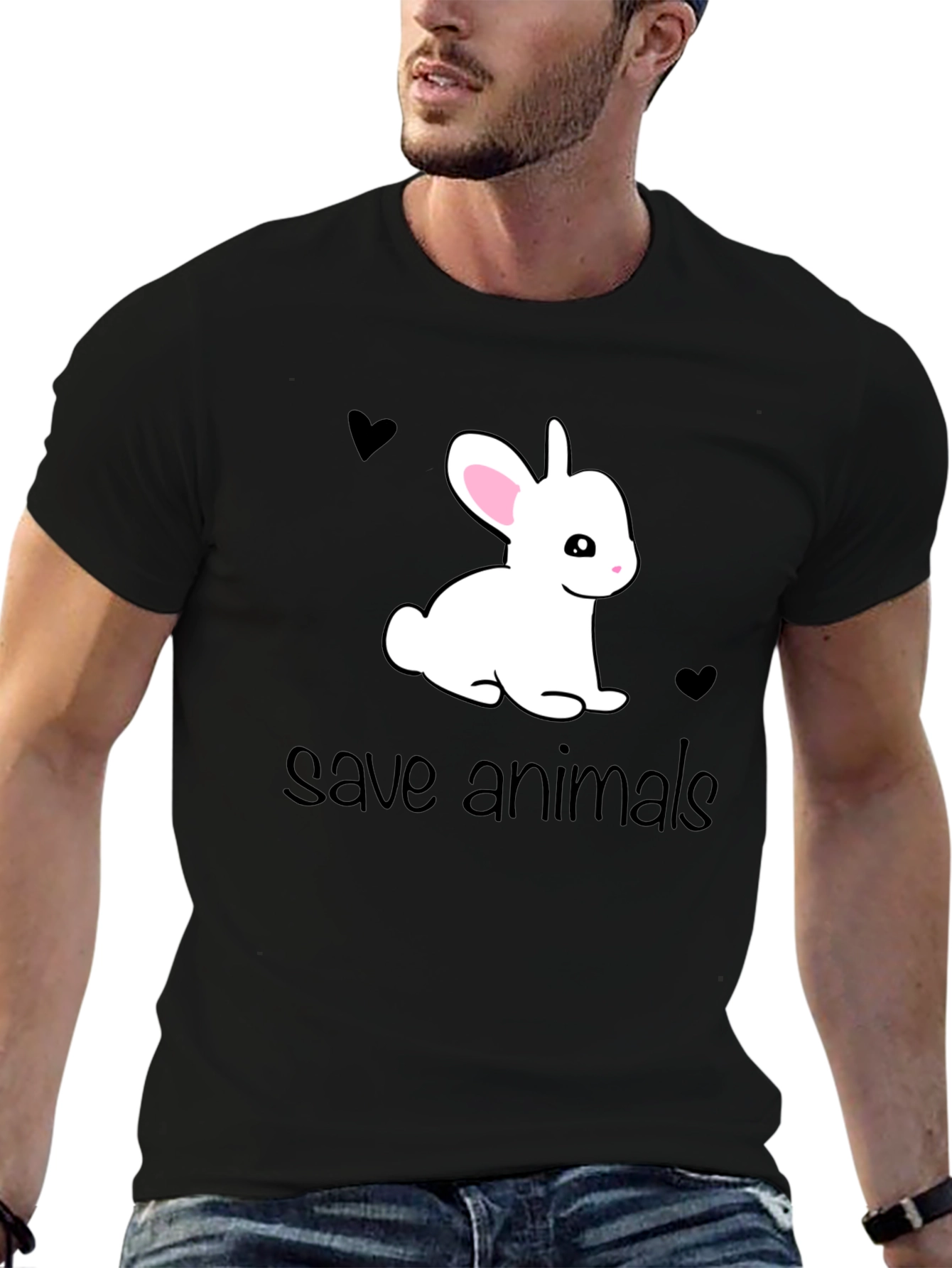 Save Animals Bunny T-Shirt