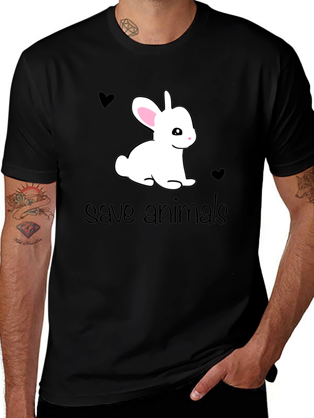 Save Animals Bunny T-Shirt