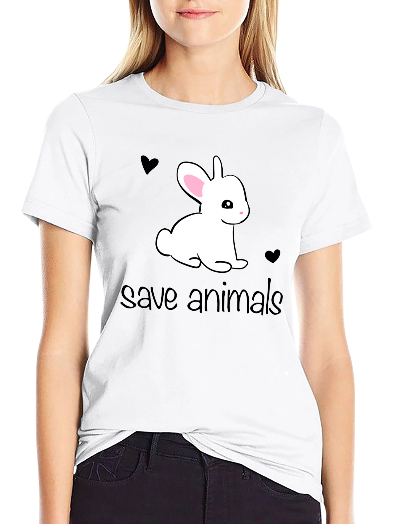 Save Animals Bunny T-Shirt