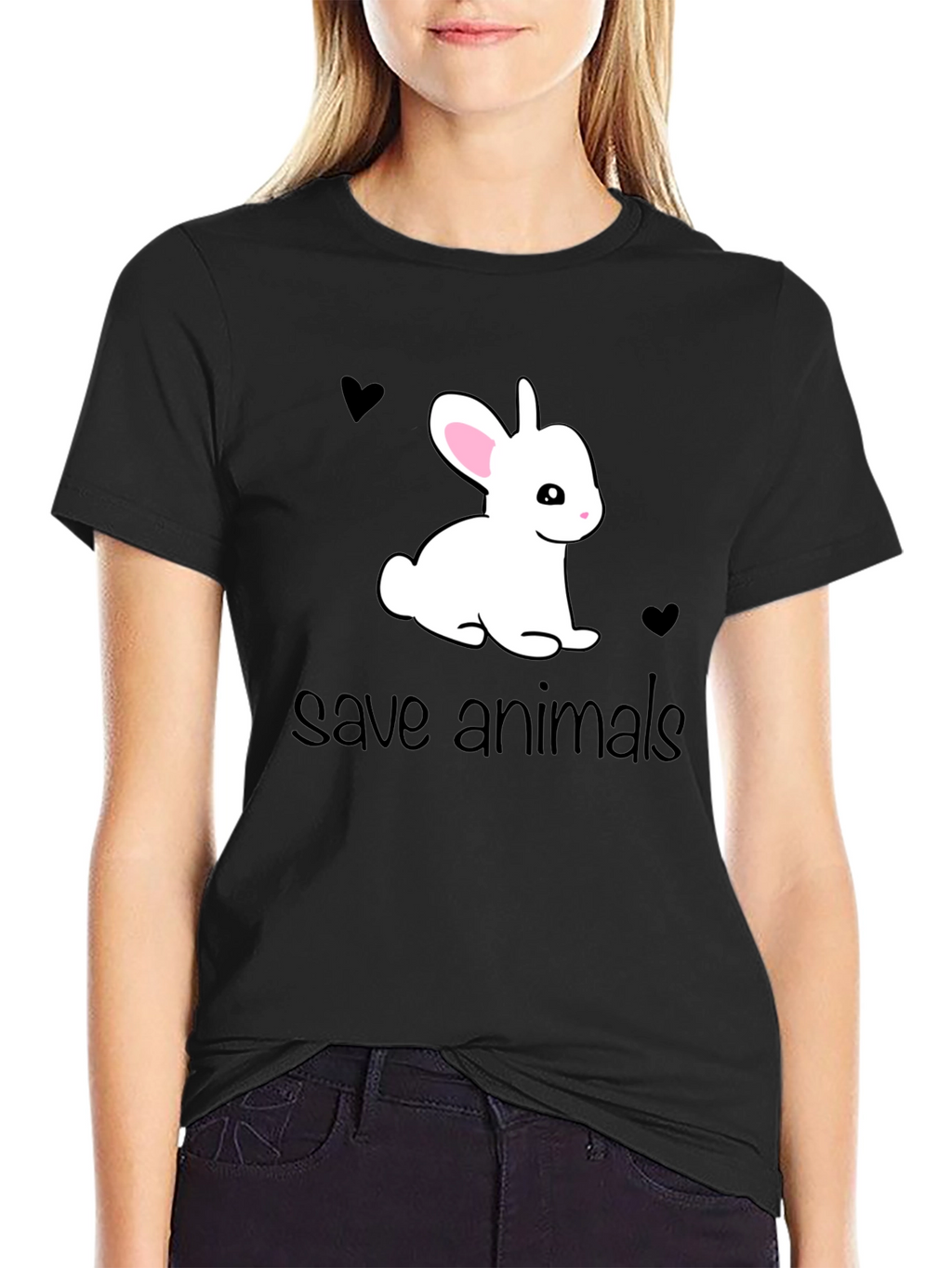 Save Animals Bunny T-Shirt