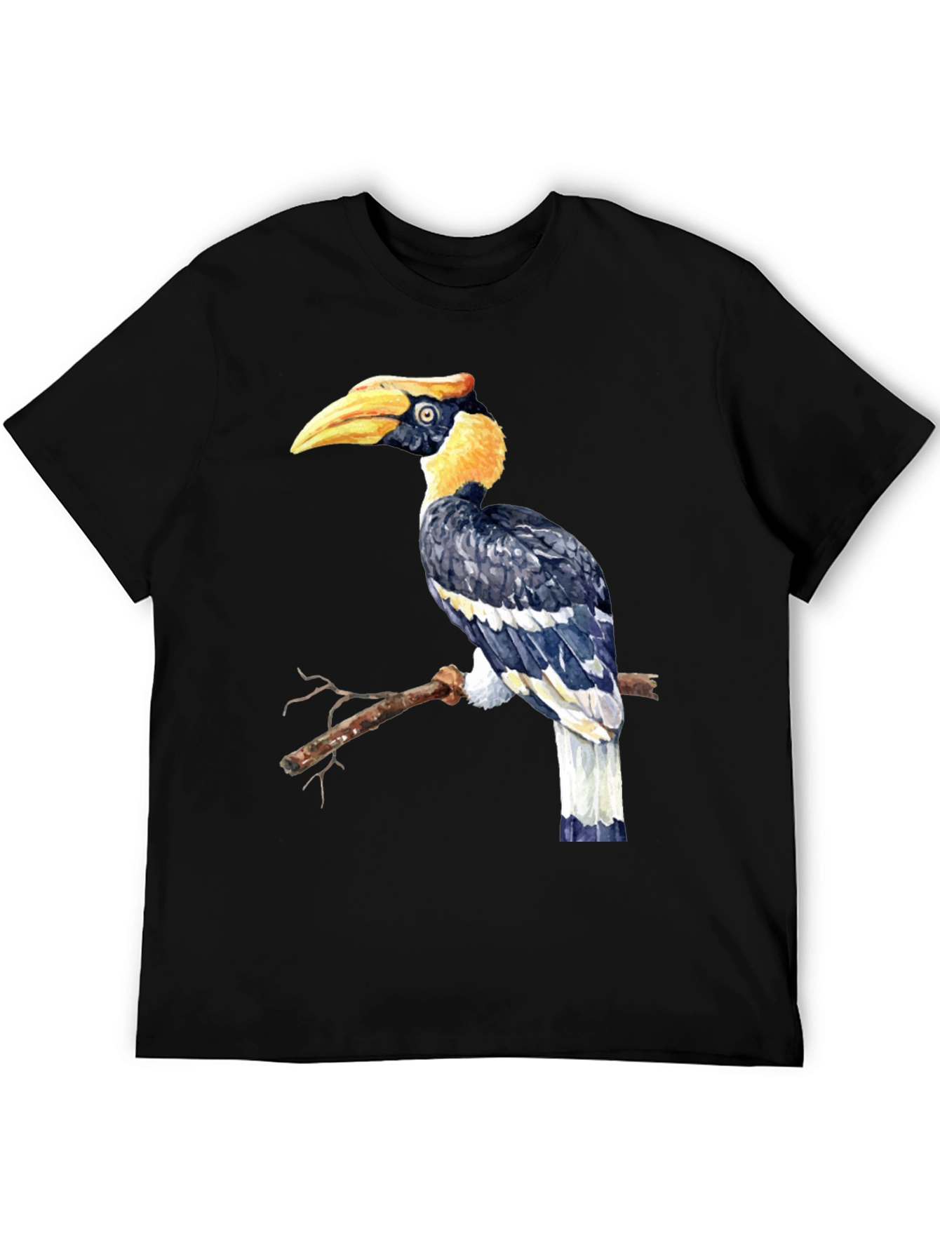 Hornbill Bird Graphic Tee - Unique Animal Design T-Shirt