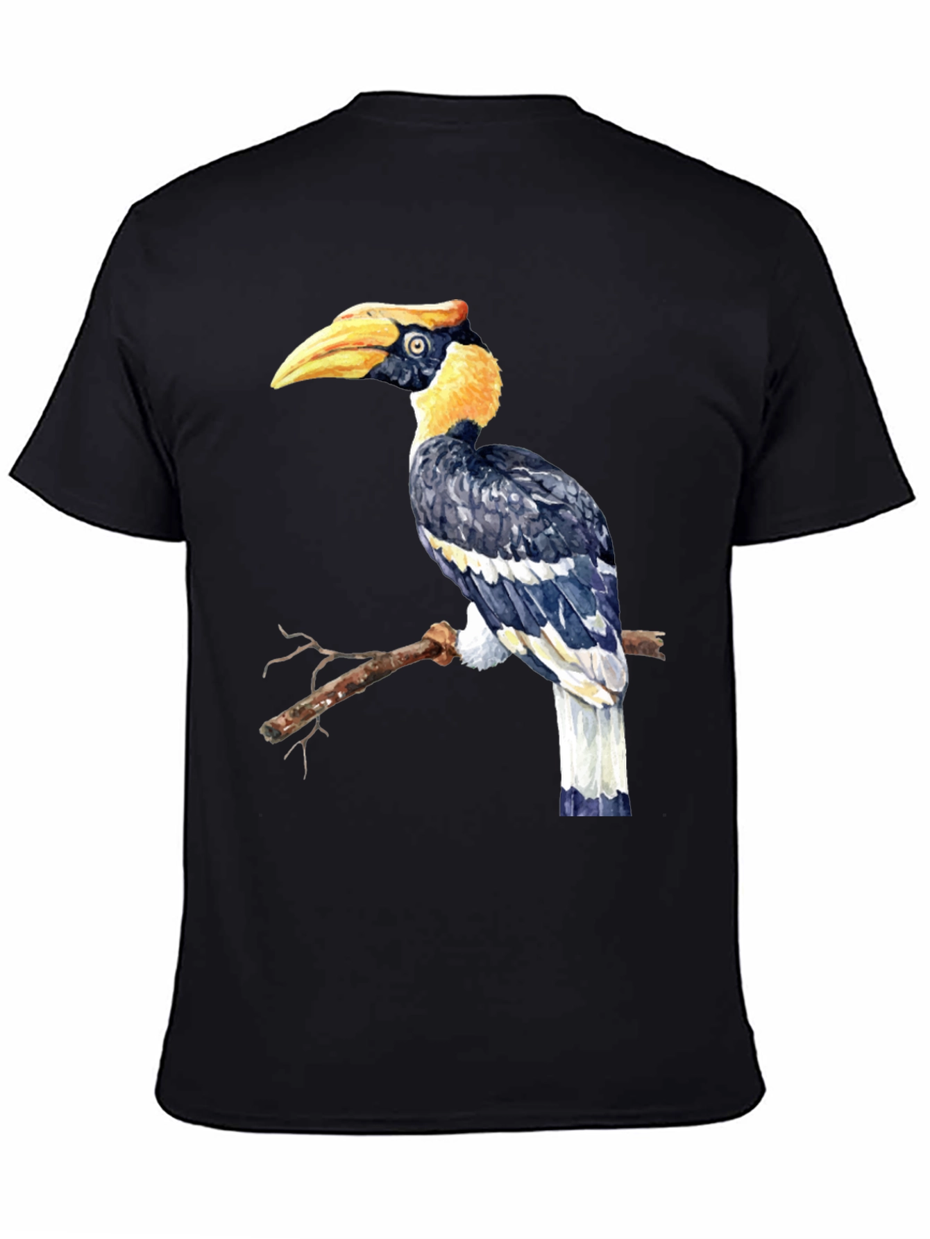 Hornbill Bird Graphic Tee - Unique Animal Design T-Shirt