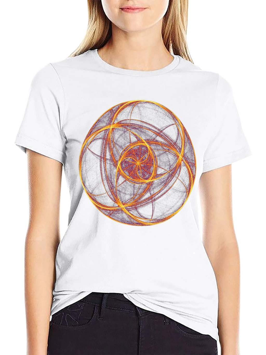 Abstract Geometric Graphic Tee - Modern Art T-Shirt