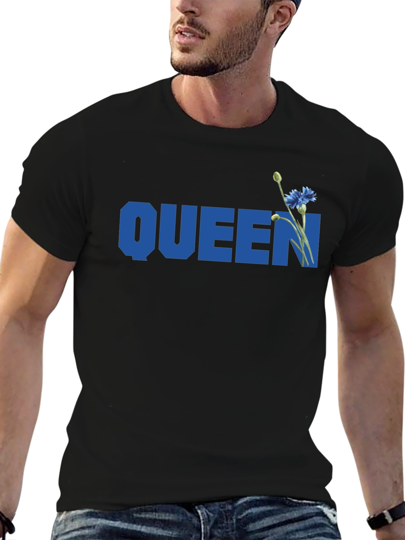 Queen Floral Graphic T-Shirt
