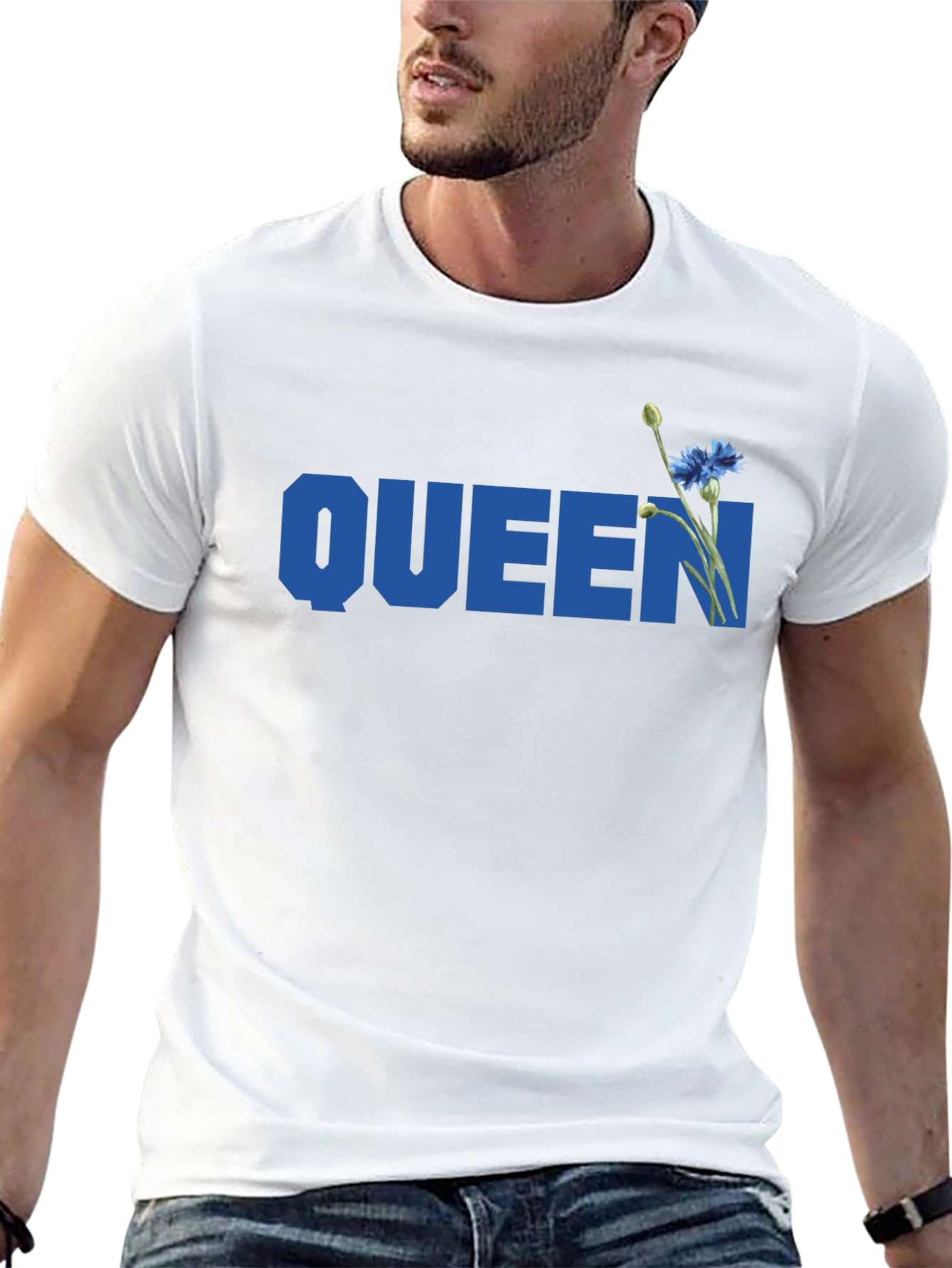 Queen Floral Graphic T-Shirt