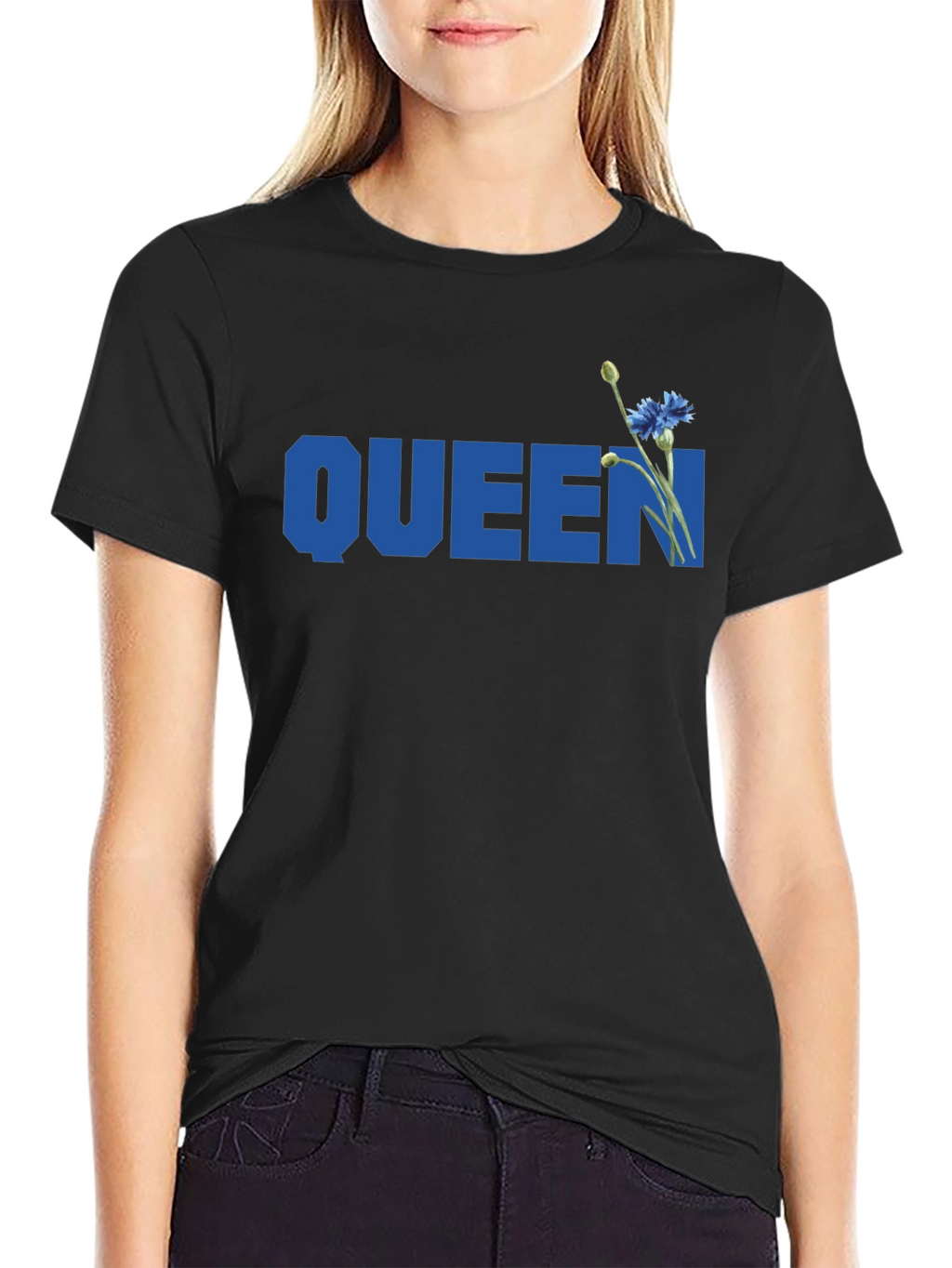 Queen Floral Graphic T-Shirt
