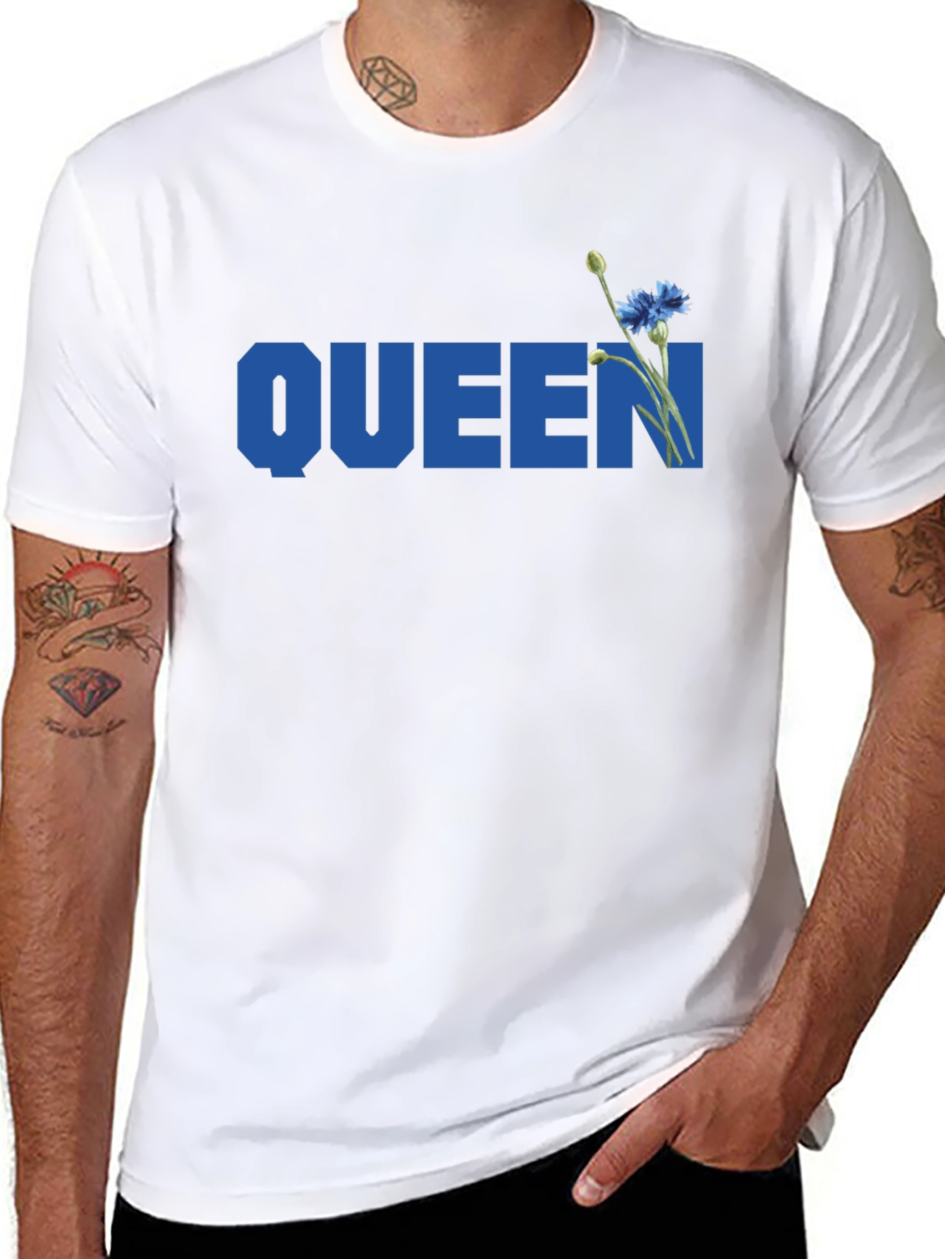 Queen Floral Graphic T-Shirt