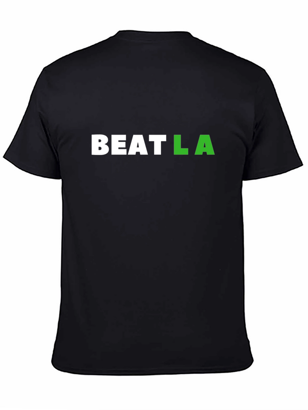 Beat LA Graphic Tee - Black Cotton T-Shirt