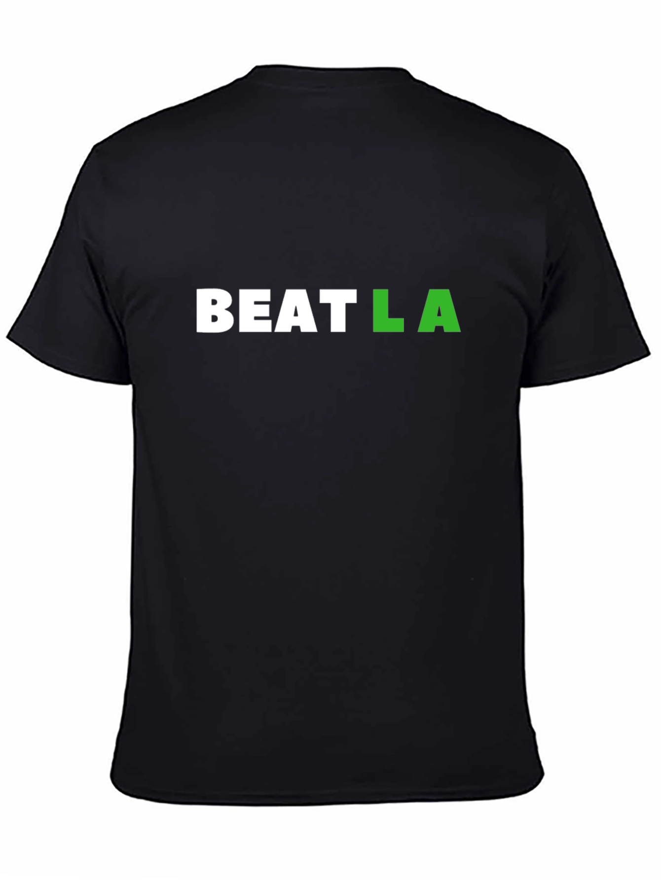 Beat LA Graphic Tee - Black Cotton T-Shirt