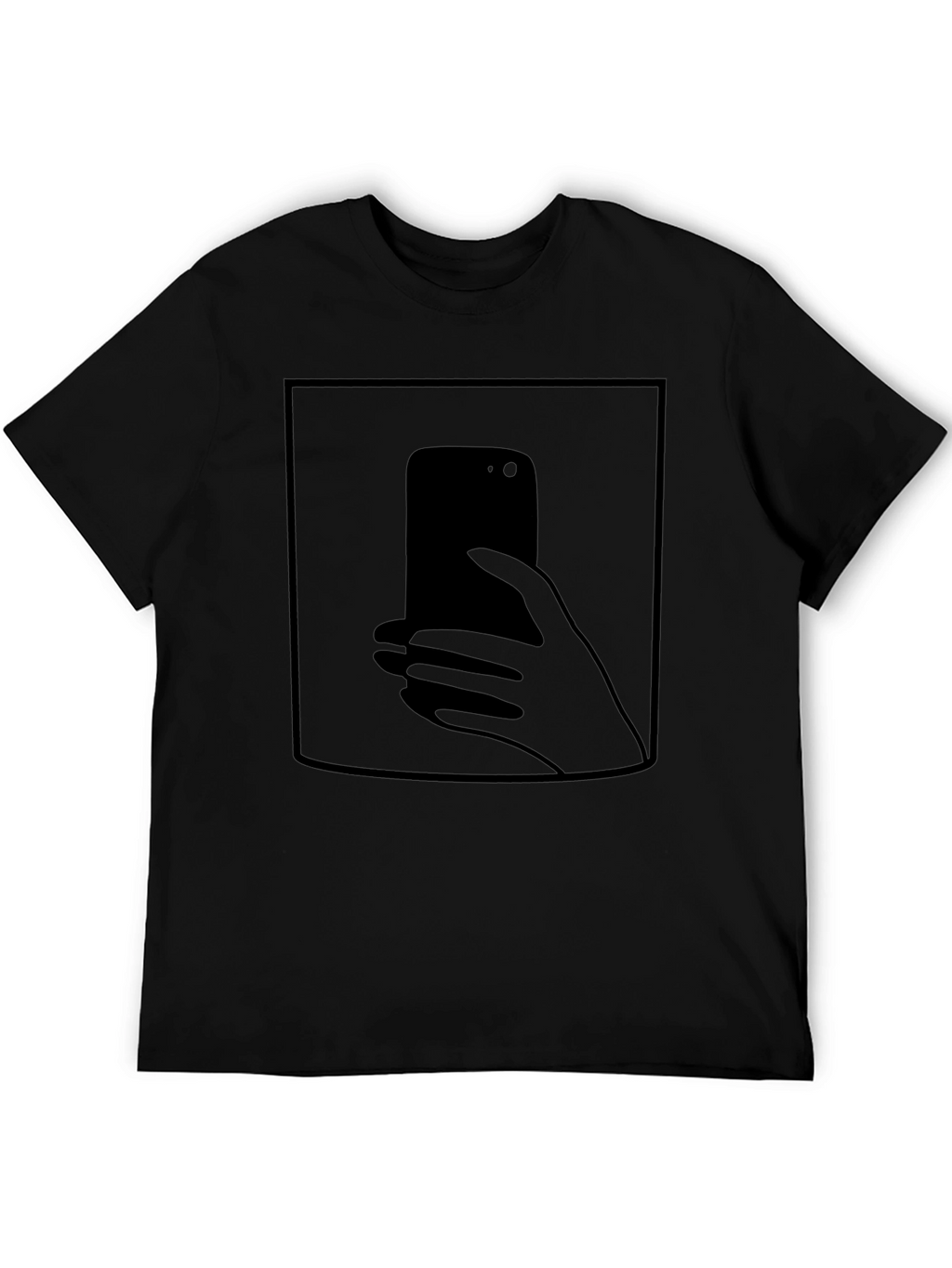 Selfie Time Black T-Shirt