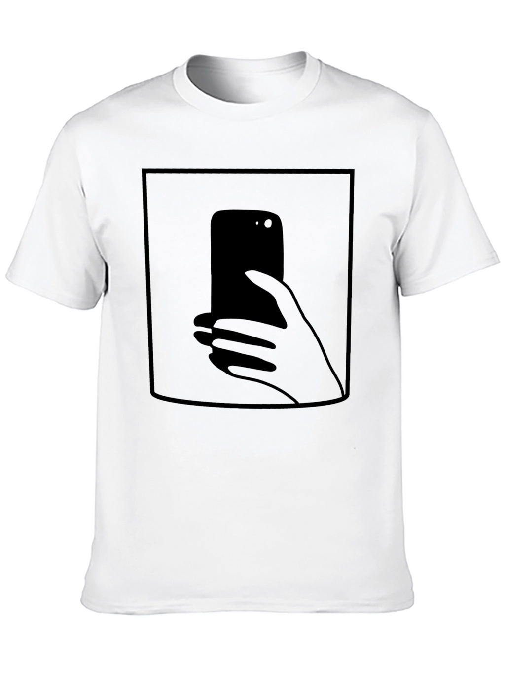 Selfie Time Black T-Shirt