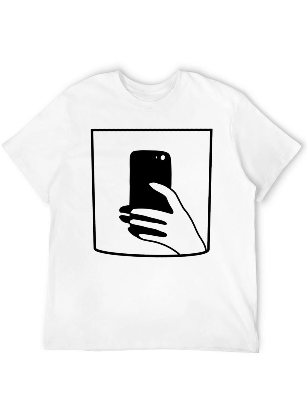 Selfie Time Black T-Shirt