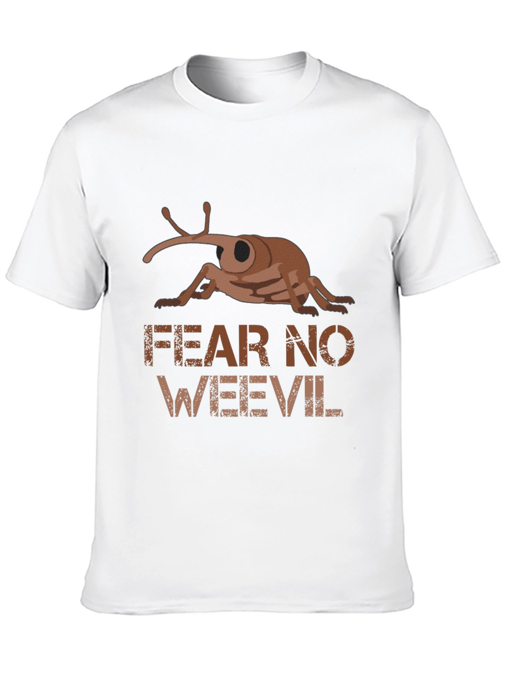 Fear No Weevil Black Graphic T-Shirt