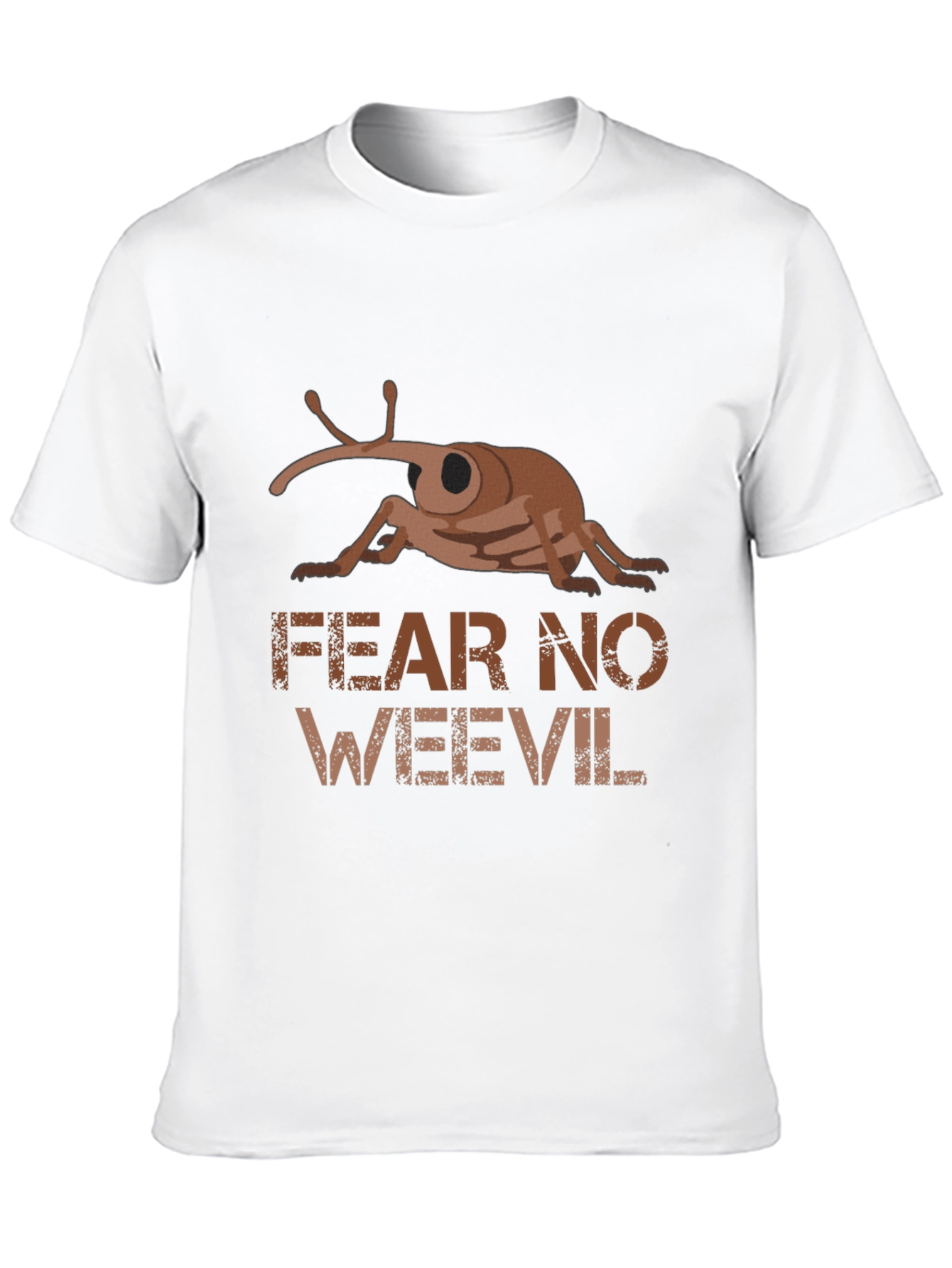 Fear No Weevil Black Graphic T-Shirt
