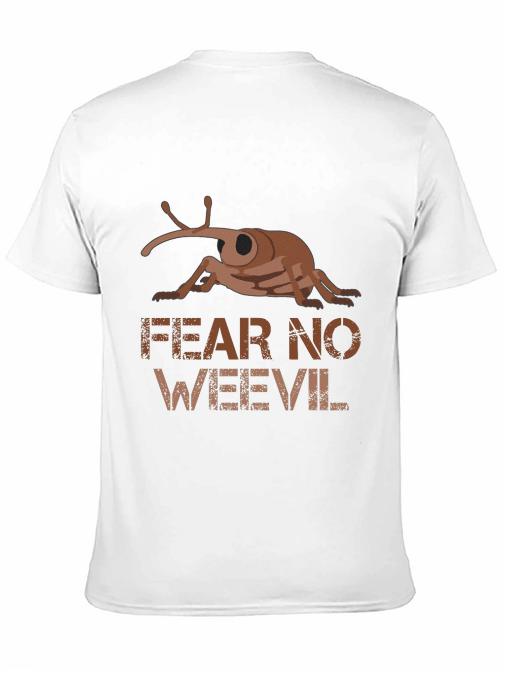 Fear No Weevil Black Graphic T-Shirt