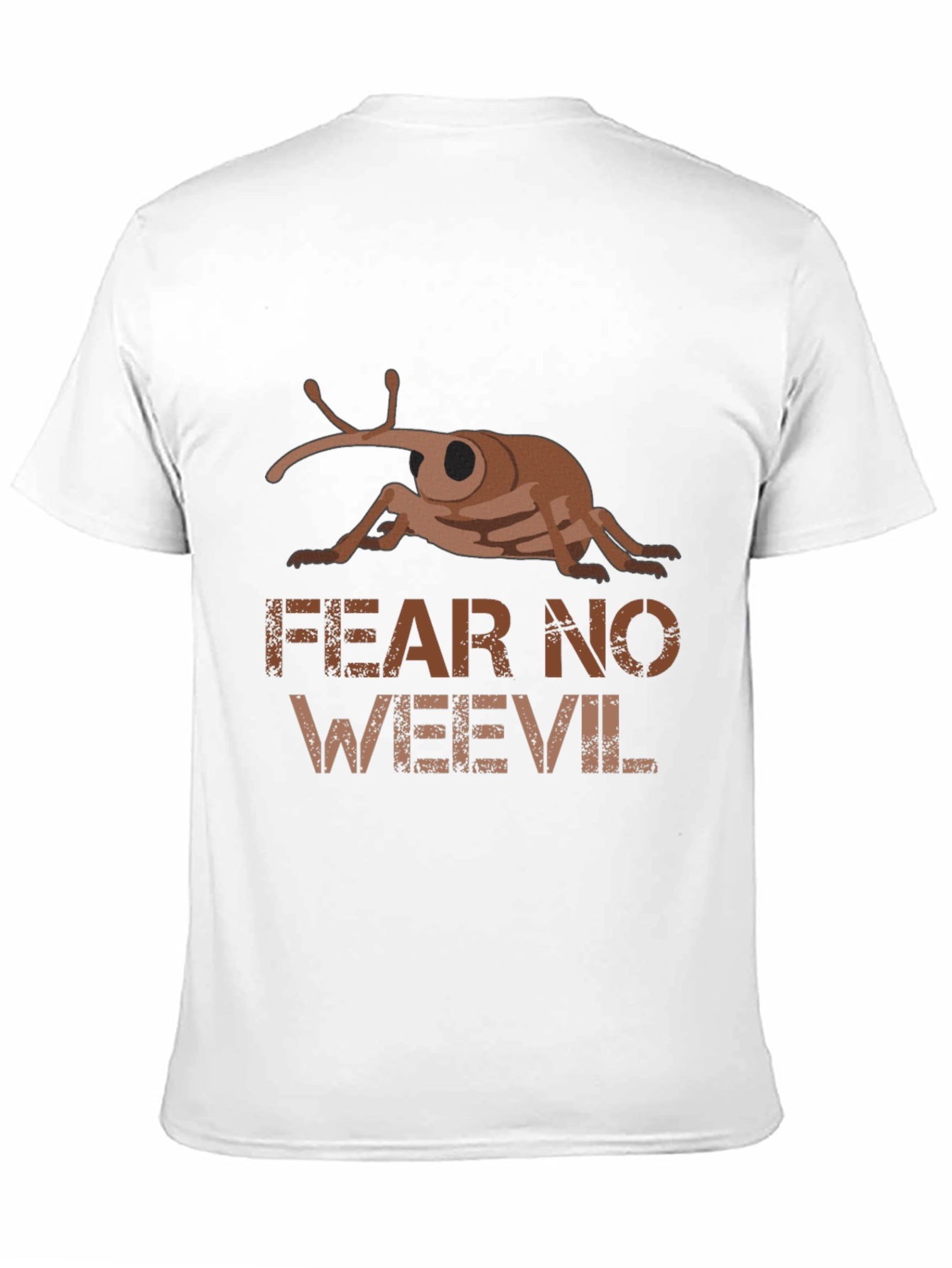 Fear No Weevil Black Graphic T-Shirt