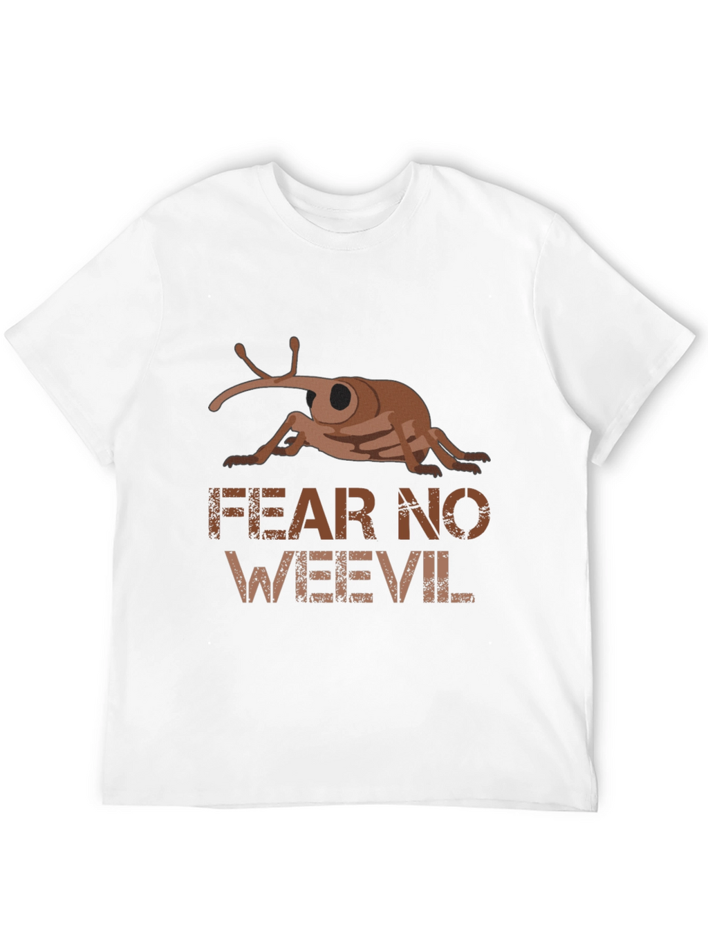 Fear No Weevil Black Graphic T-Shirt