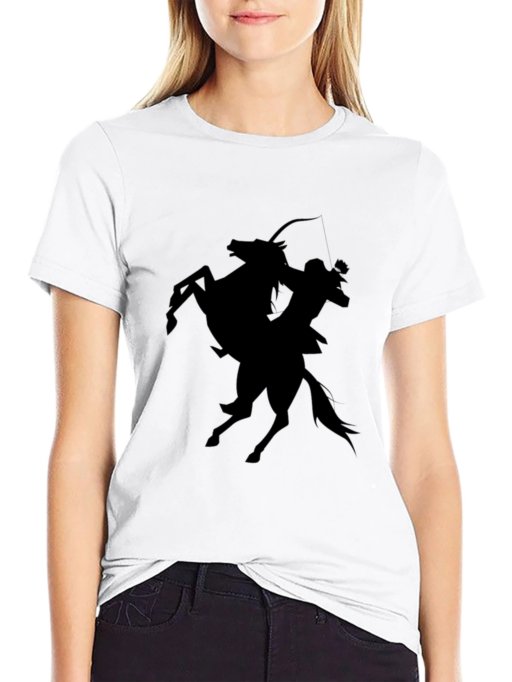 Mens Graphic Tee - Equestrian Archer Design