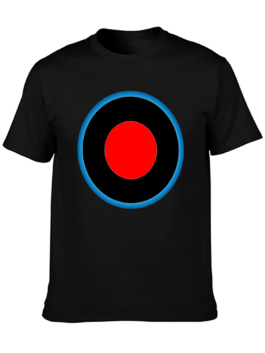 Target Design Tee - Black Cotton Graphic T-Shirt