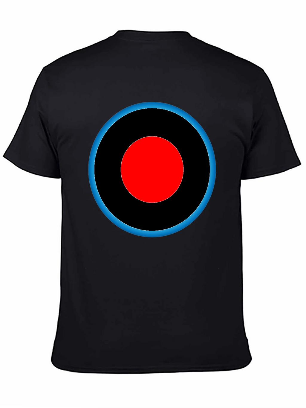 Target Design Tee - Black Cotton Graphic T-Shirt