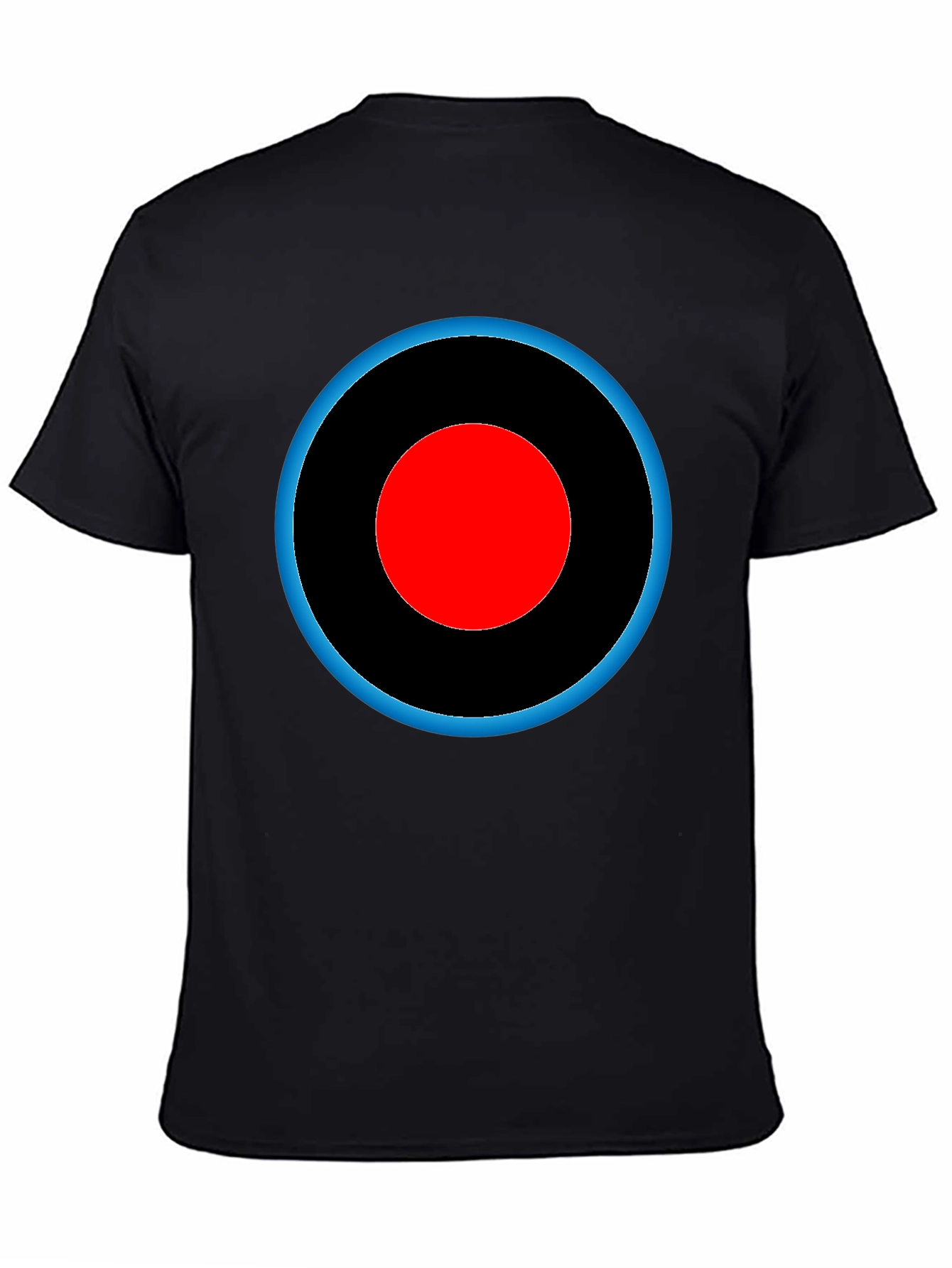 Target Design Tee - Black Cotton Graphic T-Shirt