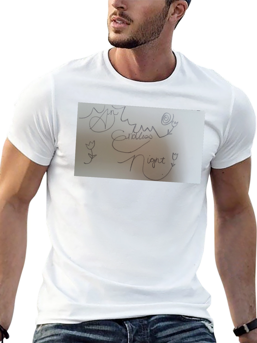 Endless Night Graphic Tee - Soft Cotton Comfort