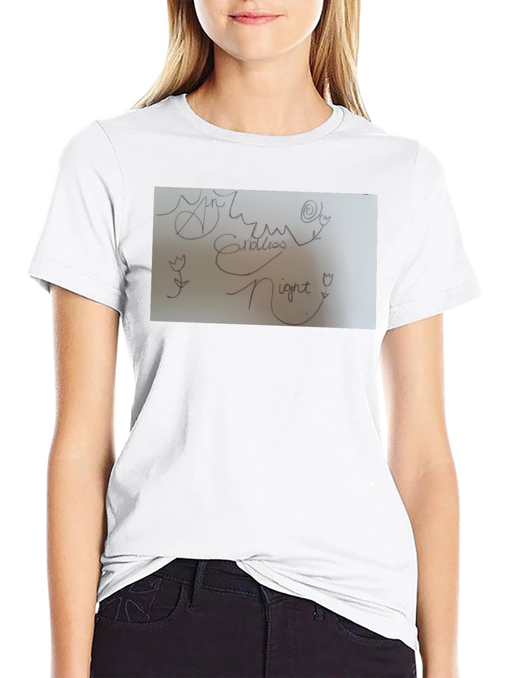 Endless Night Graphic Tee - Soft Cotton Comfort