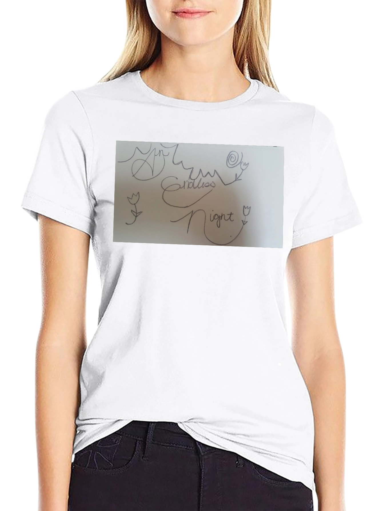 Endless Night Graphic Tee - Soft Cotton Comfort