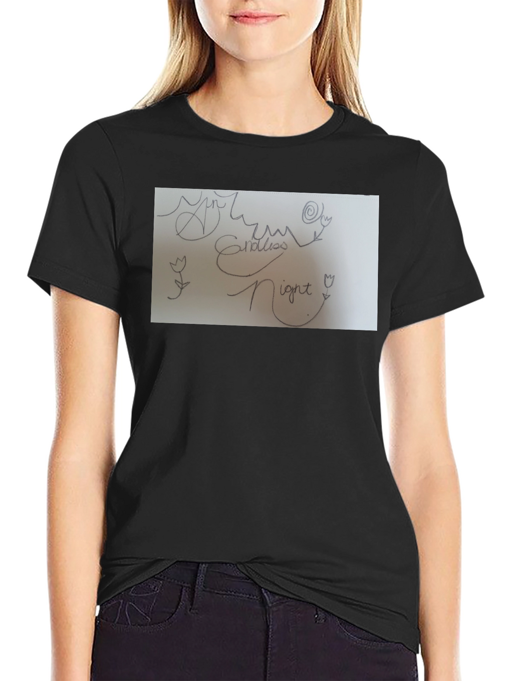 Endless Night Graphic Tee - Soft Cotton Comfort