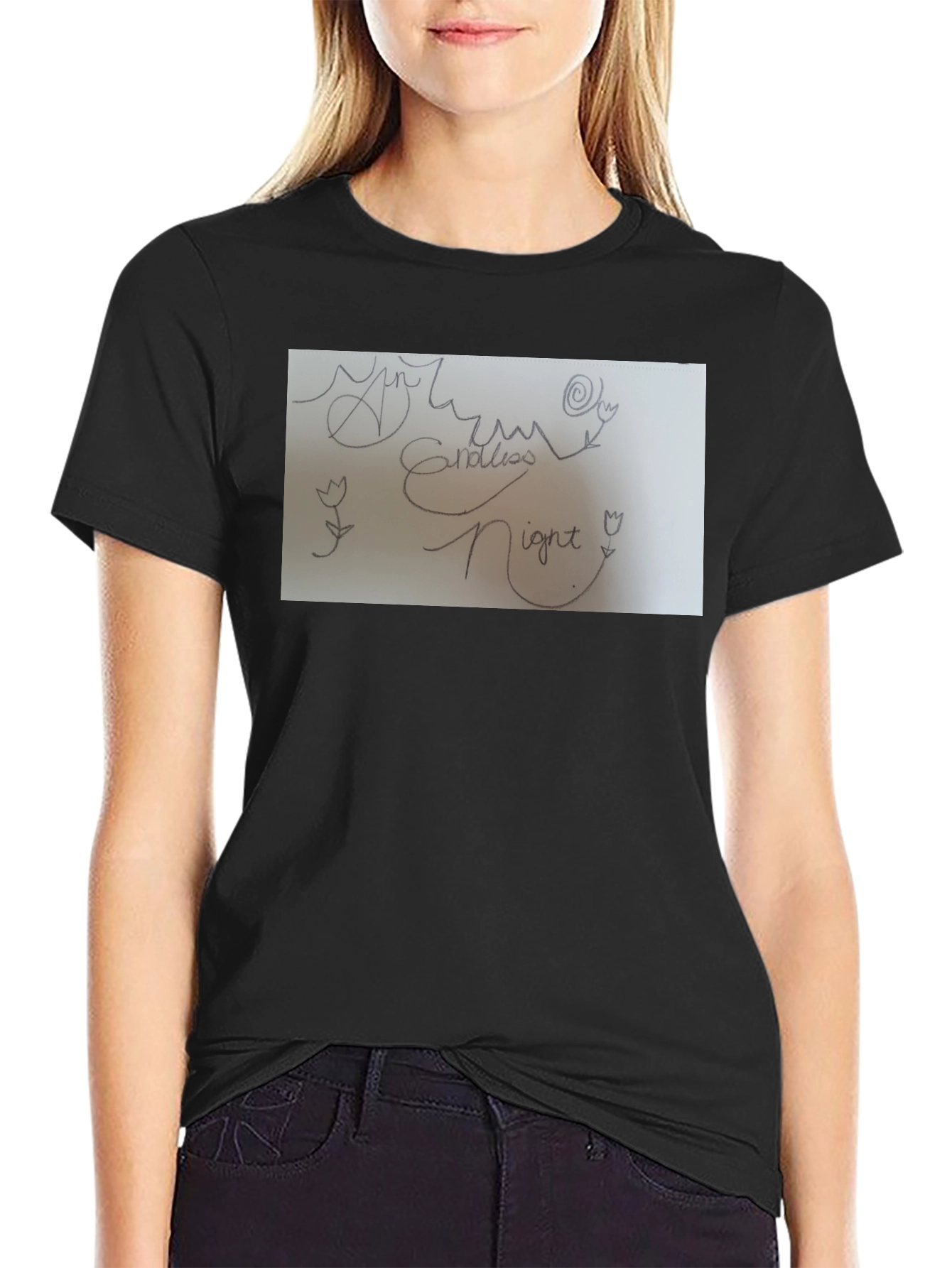 Endless Night Graphic Tee - Soft Cotton Comfort