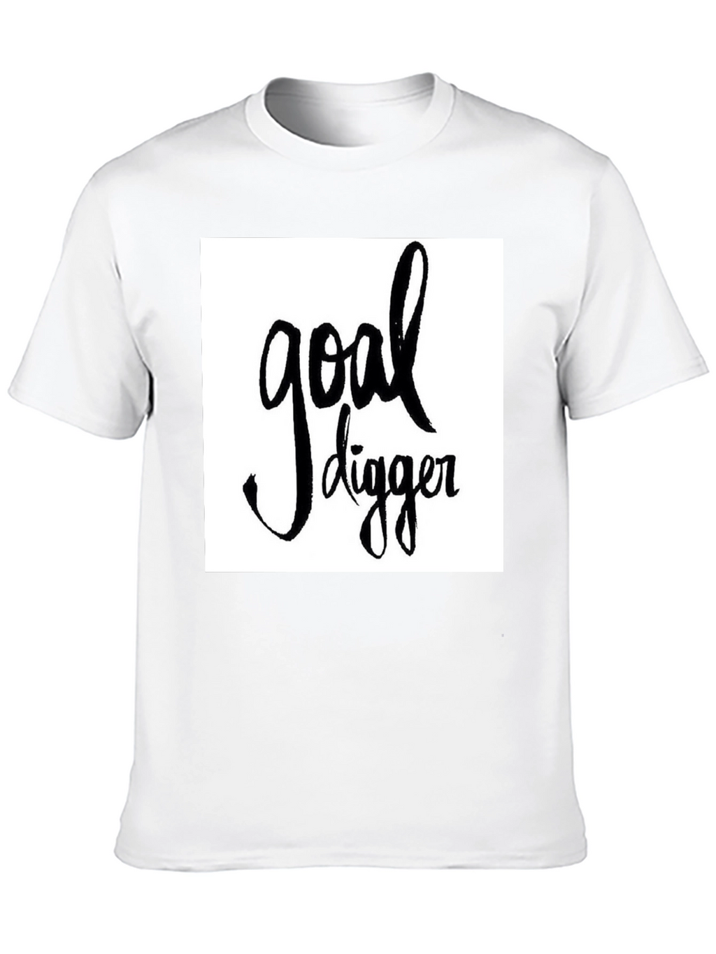 Goal Digger Graphic Tee - Stylish Black T-Shirt