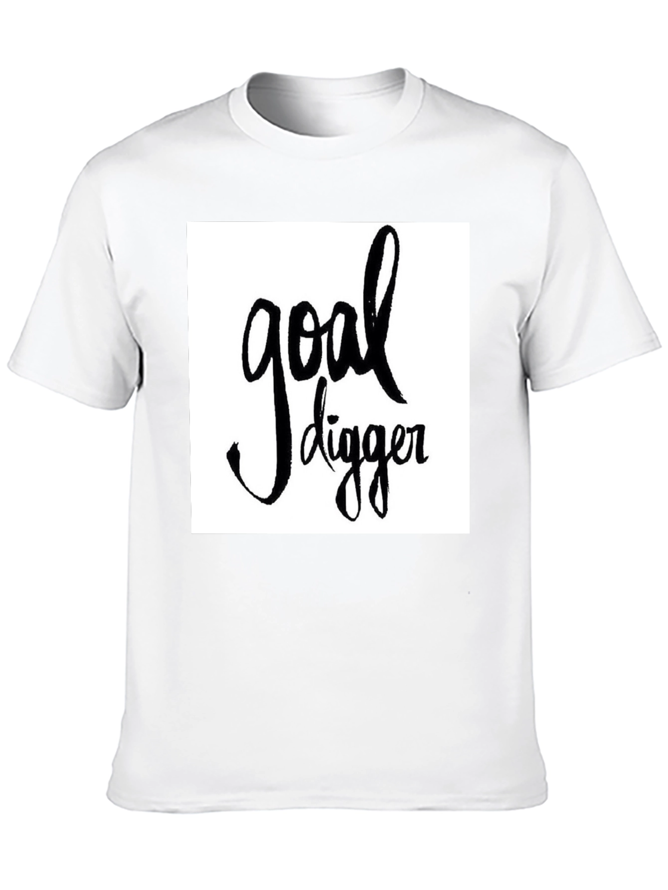Goal Digger Graphic Tee - Stylish Black T-Shirt
