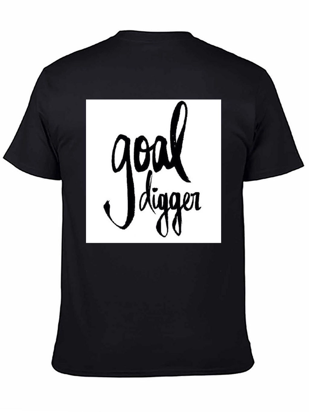 Goal Digger Graphic Tee - Stylish Black T-Shirt