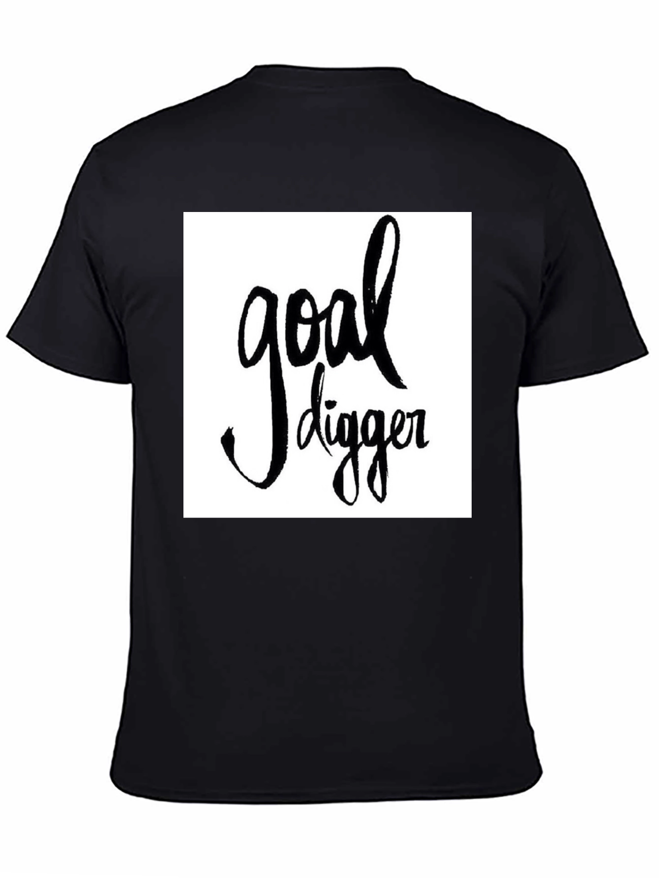 Goal Digger Graphic Tee - Stylish Black T-Shirt