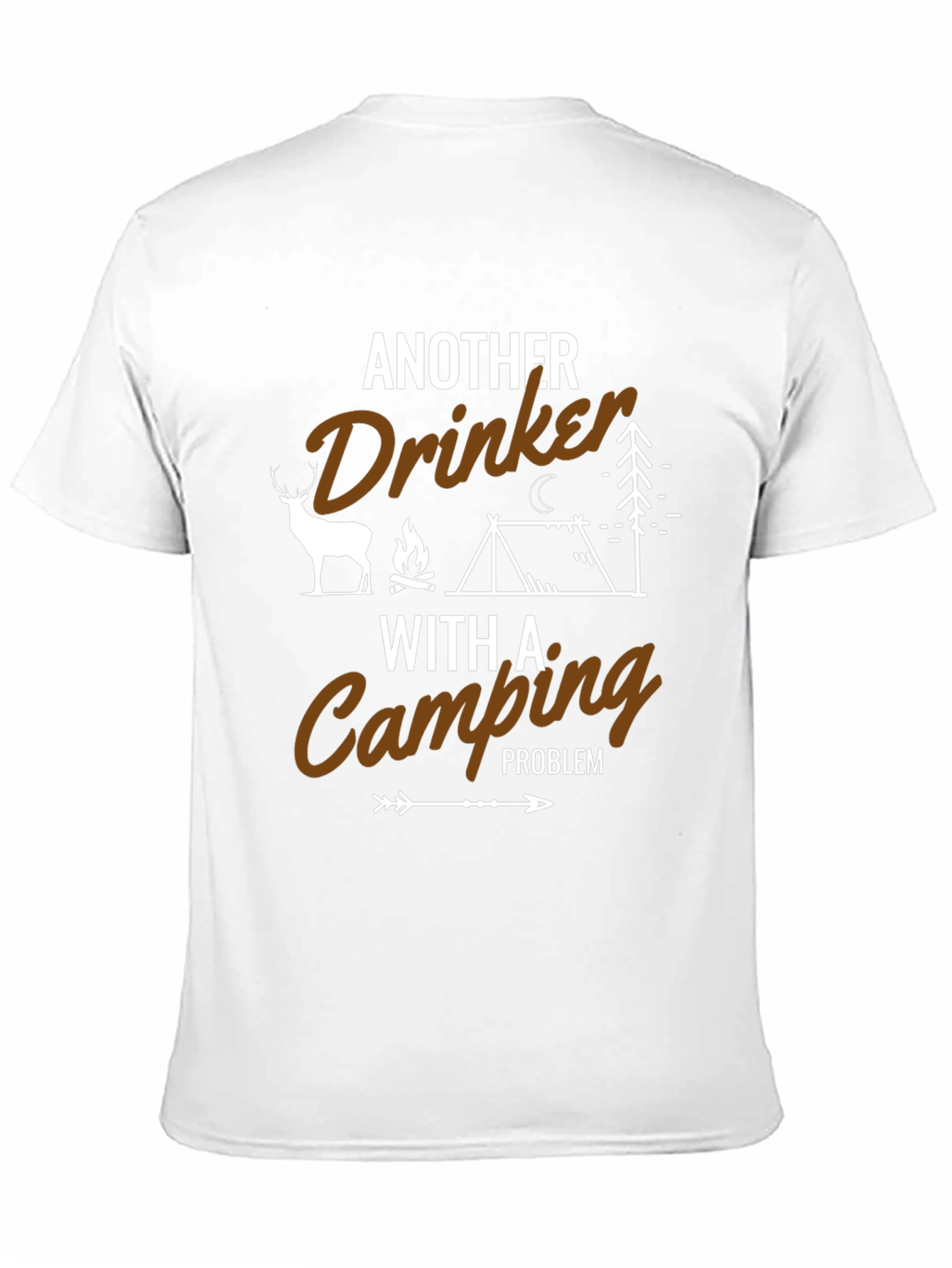 Funny Camping Drinker T-Shirt - Outdoor Adventure Tee