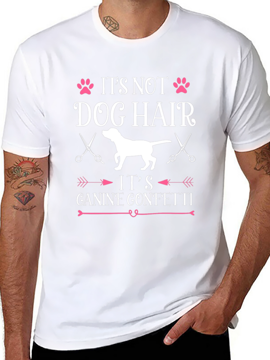 Its Not Dog Hair Its Canine Confetti T-Shirt