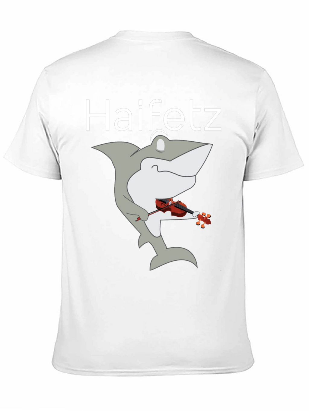 Haifetz Shark Violin T-Shirt - Unique Music Humor