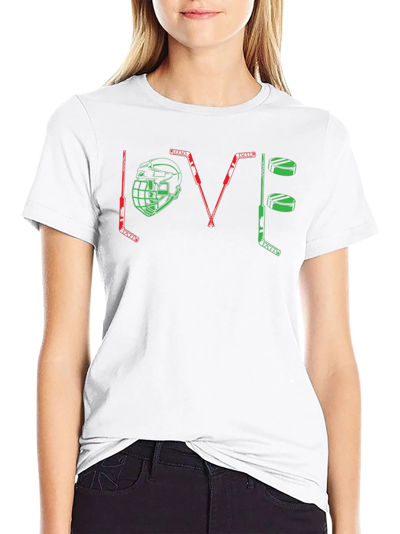 Hockey Love Graphic T-Shirt