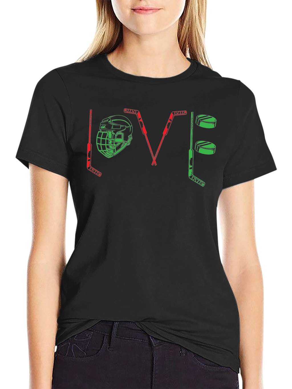 Hockey Love Graphic T-Shirt