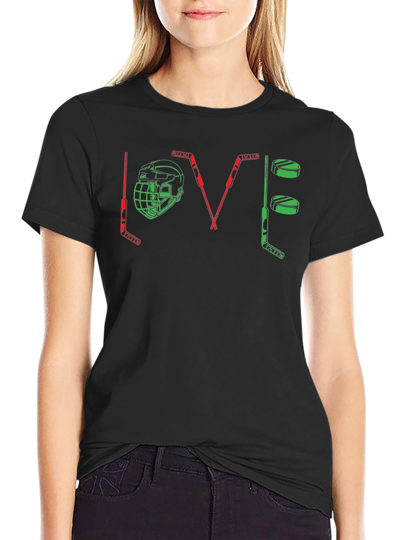 Hockey Love Graphic T-Shirt