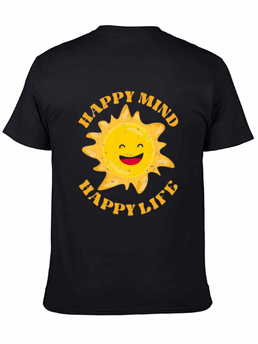 Happy Mind Happy Life Graphic T-Shirt