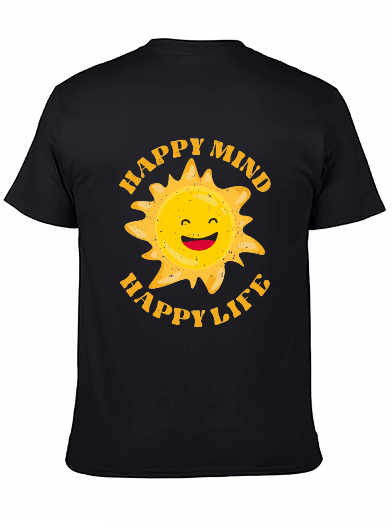 Happy Mind Happy Life Graphic T-Shirt