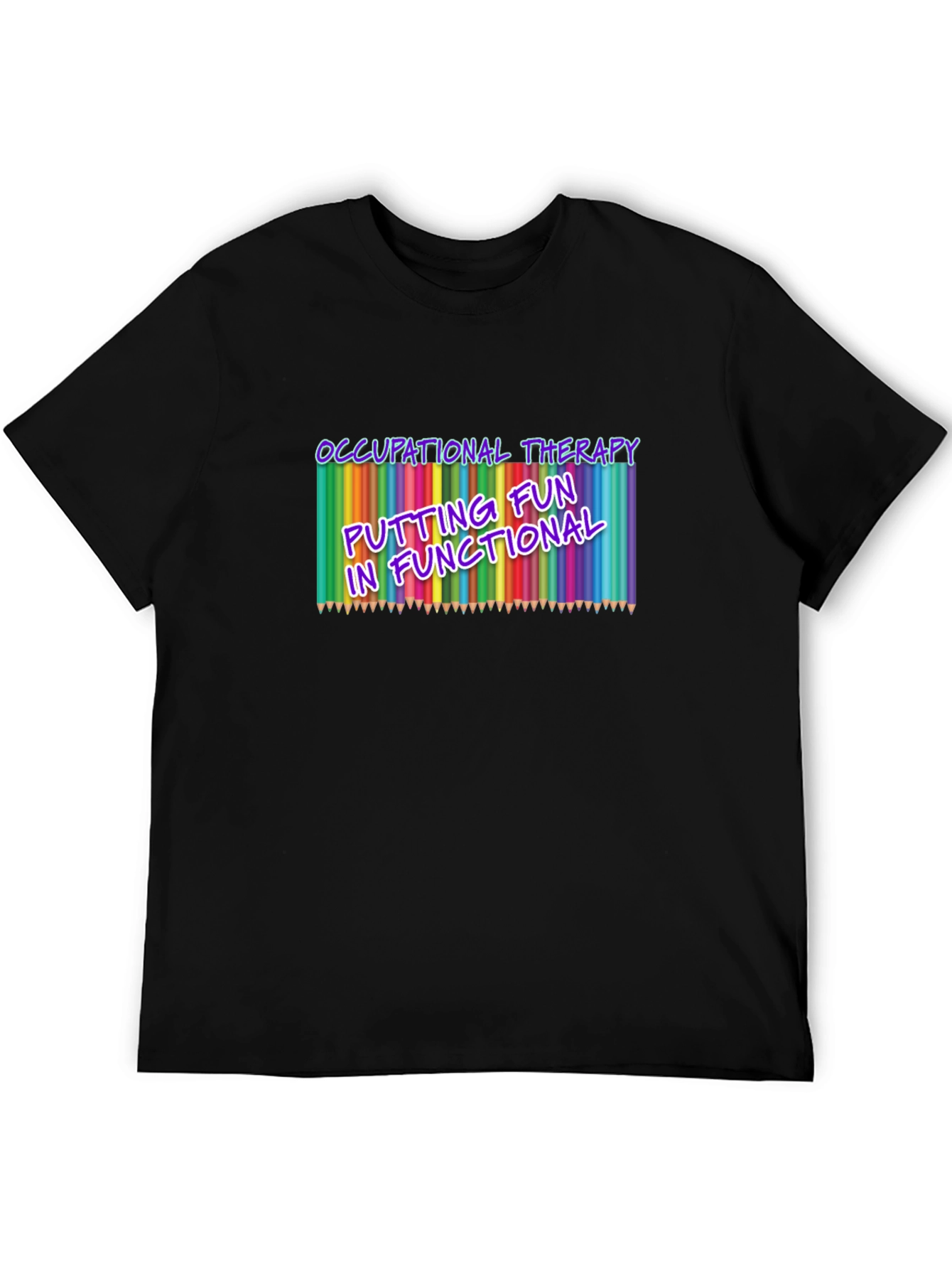 Occupational Therapy Fun Black T-Shirt