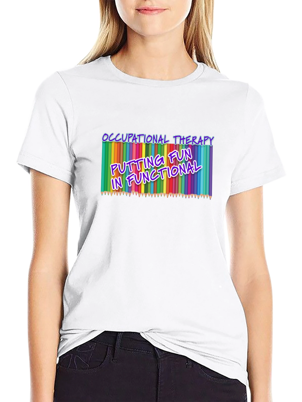 Occupational Therapy Fun Black T-Shirt