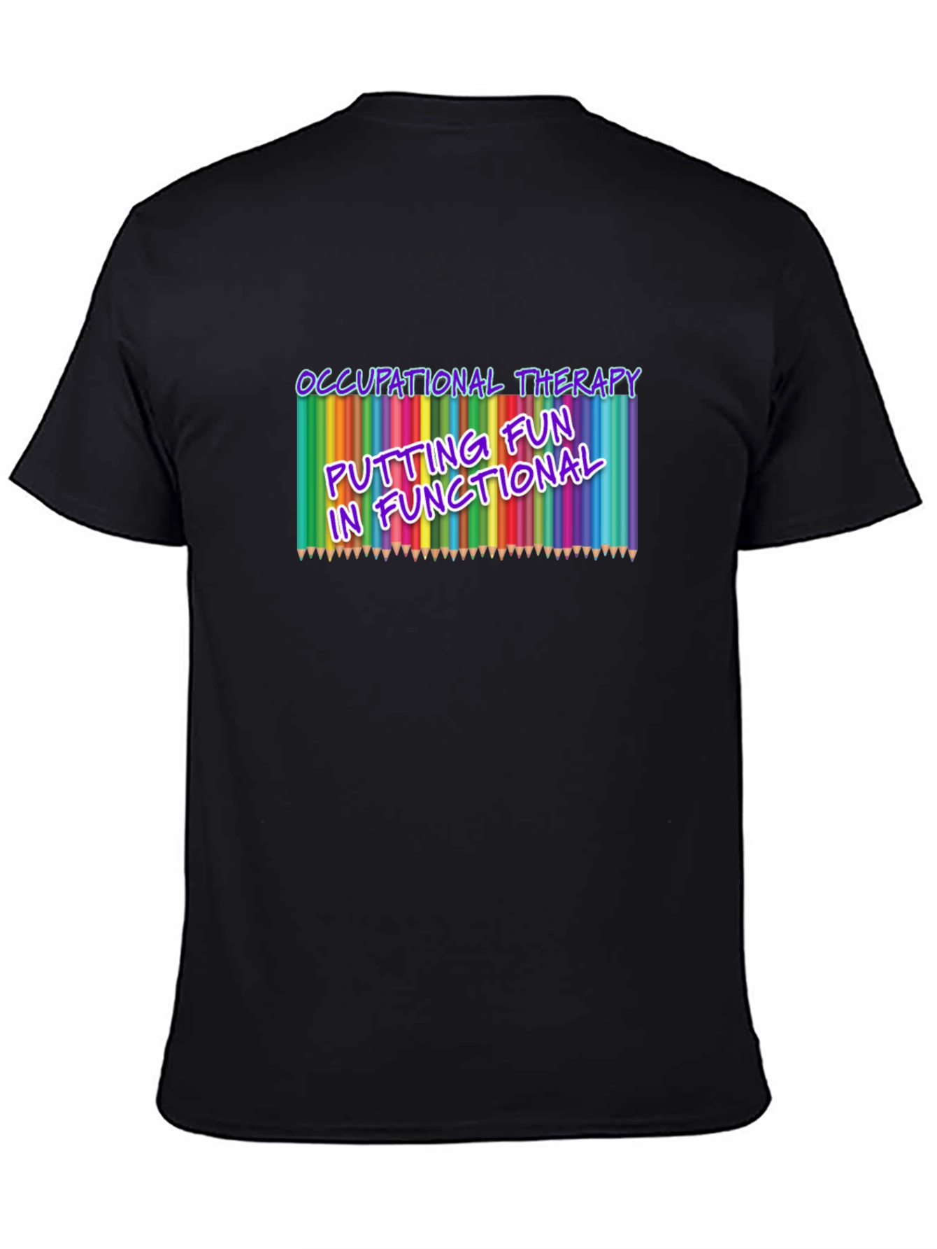 Occupational Therapy Fun Black T-Shirt