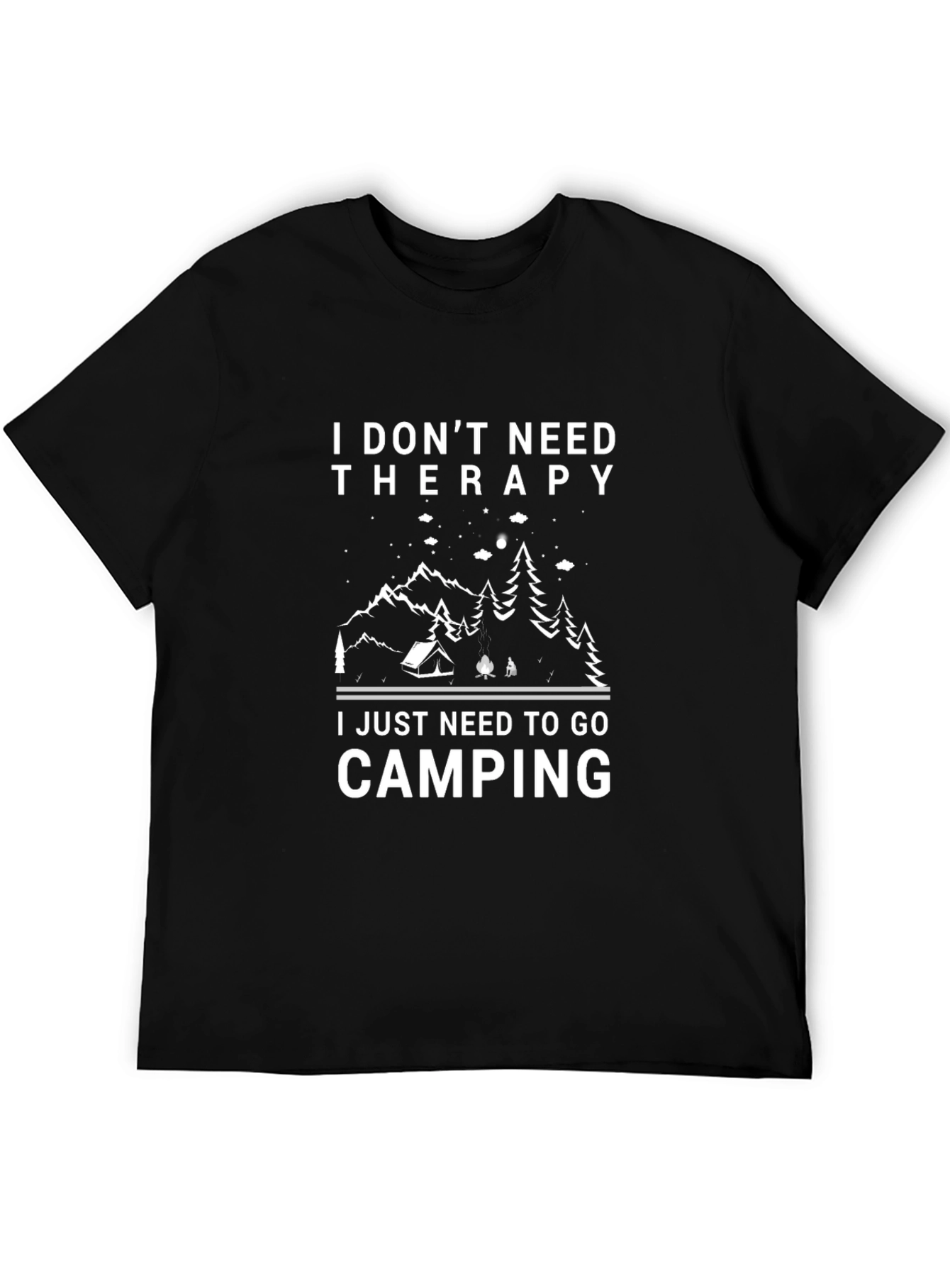 Camping Therapy Graphic Tee