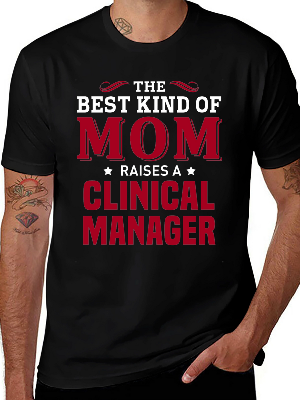Best Kind of Mom Clinical Manager Graphic Tee